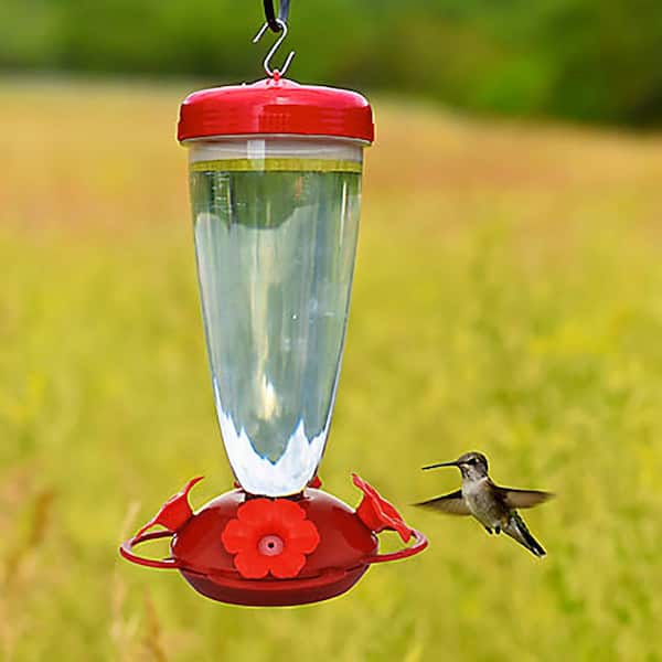 Perky-Pet  Hummingbird  24 oz Plastic  Top Fill  Bird Feeder  4 