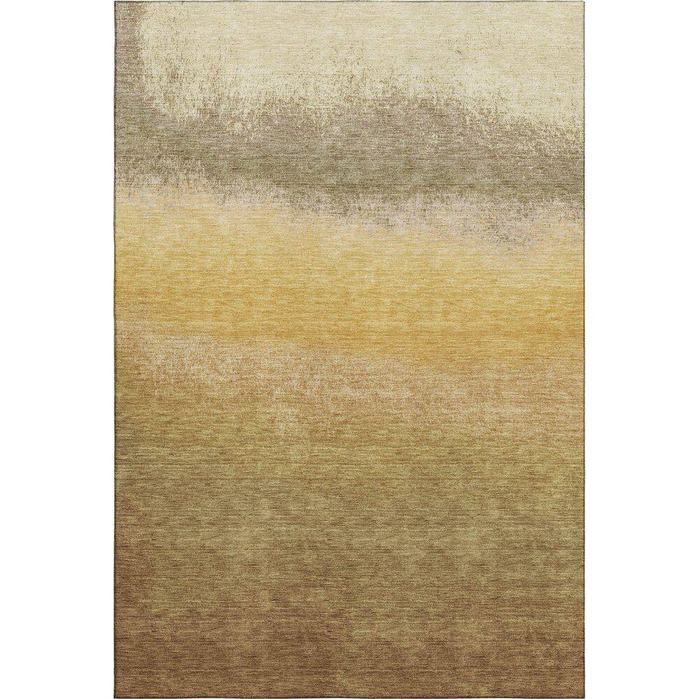 Mayfield Premium Machine Washable Abstract AMF2012 Gold 3 ft. x 4 ft. Area Rug price history on PriceWatchPro