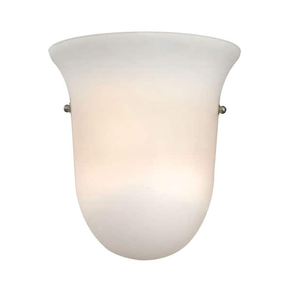 Titan Lighting 1-Light Brushed Nickel Sconce