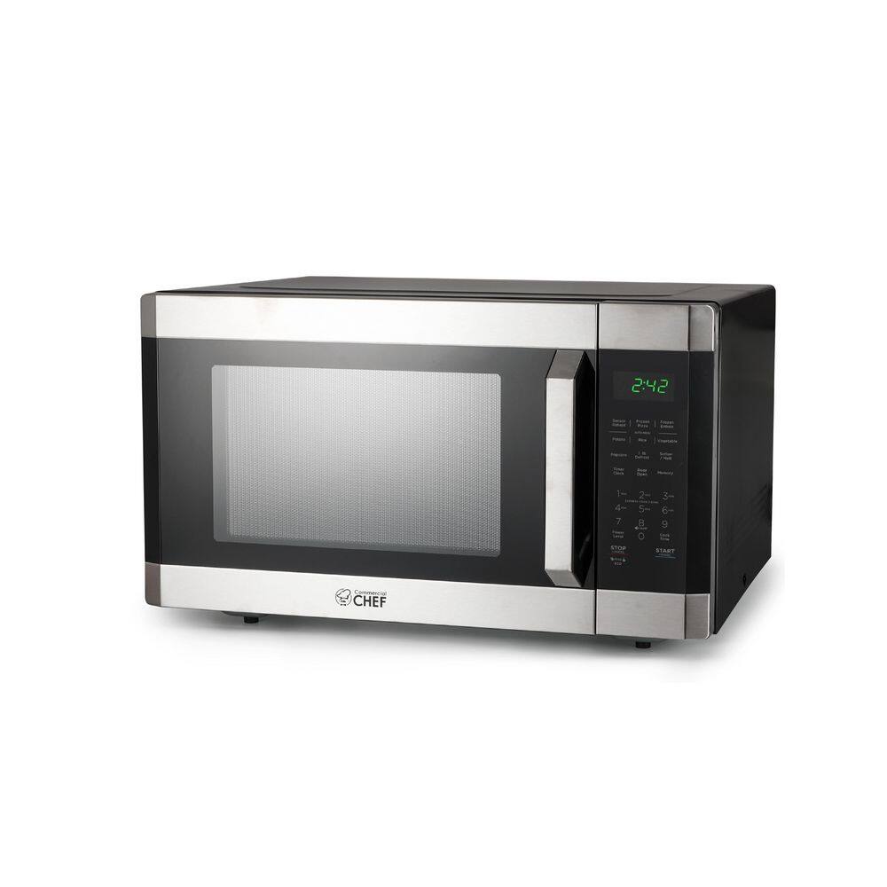 21.8 in. Width 1.6 cu.ft. Stainless Steel/Black 1100-Watt Countertop Microwave Oven price history on PriceWatchPro
