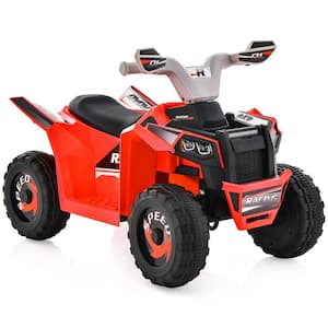 8 in. Kids Electric Ride on ATV Toy 6-Volt Battery Powered Electric Vehicle Toy Direction Control Red