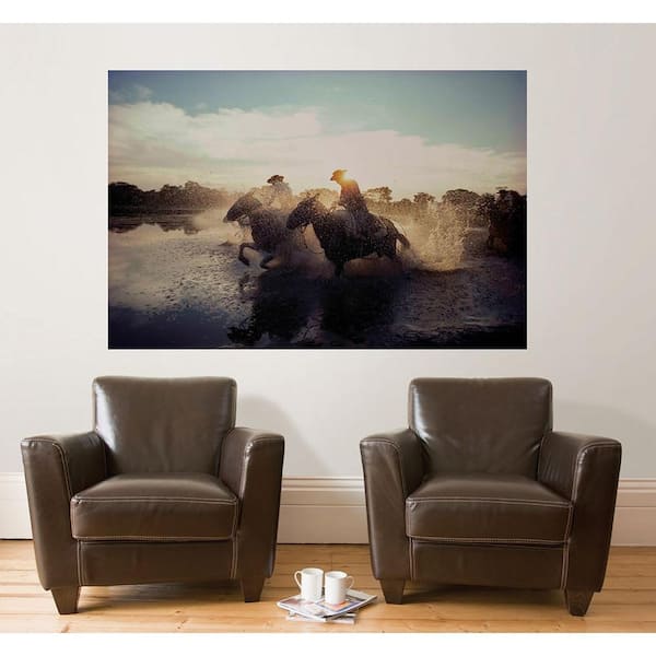 National Geographic 72 in. H x 48 in. W Horses Wall Mural