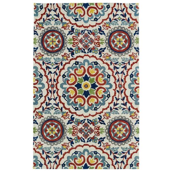 Kaleen Global Inspiration Ivory 9 ft. x 12 ft. Area Rug