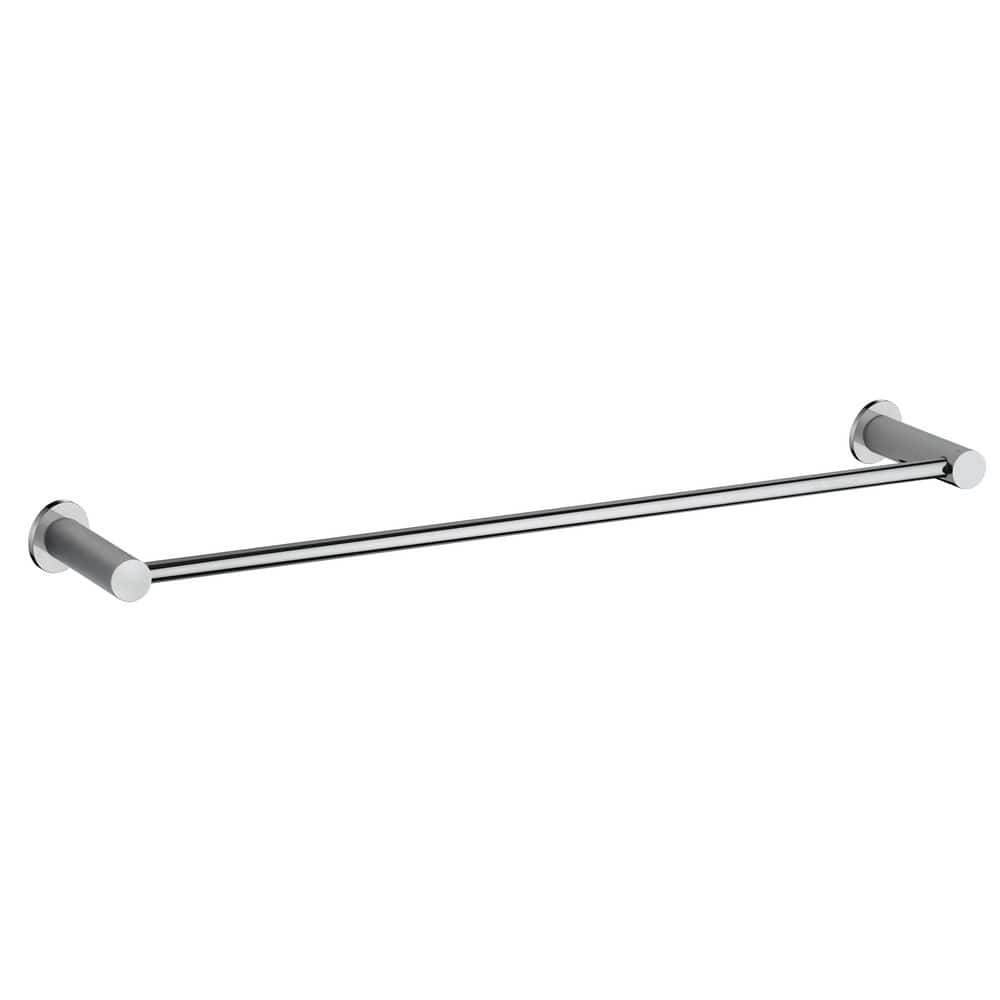 Round Collection 24 in. Wall Mounted Towel Bar in Chrome price history on PriceWatchPro