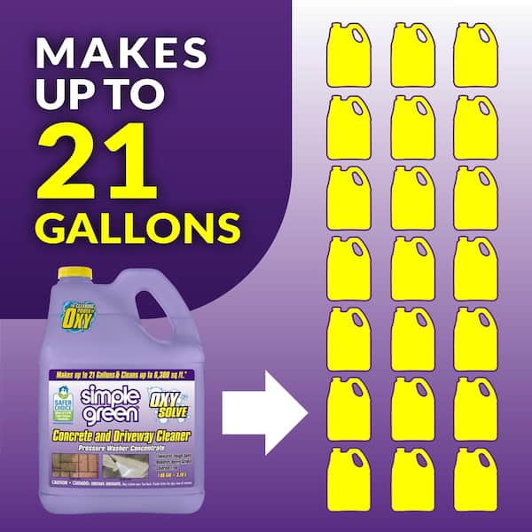 Reviews for Simple Green 1 Gal. Oxy Solve Concrete and Driveway