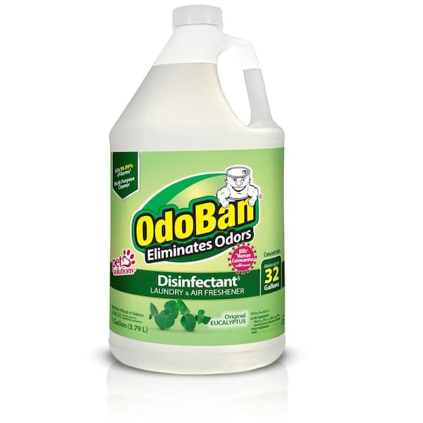 OdoBan 1 Gal. Eucalyptus Disinfectant and Odor Eliminator, Fabric Freshener, Mold Control, Multi-Purpose Cleaner Concentrate