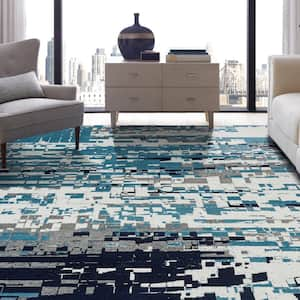 Canyon Blue 2 ft. 6 in. x 10 ft. Area Rug