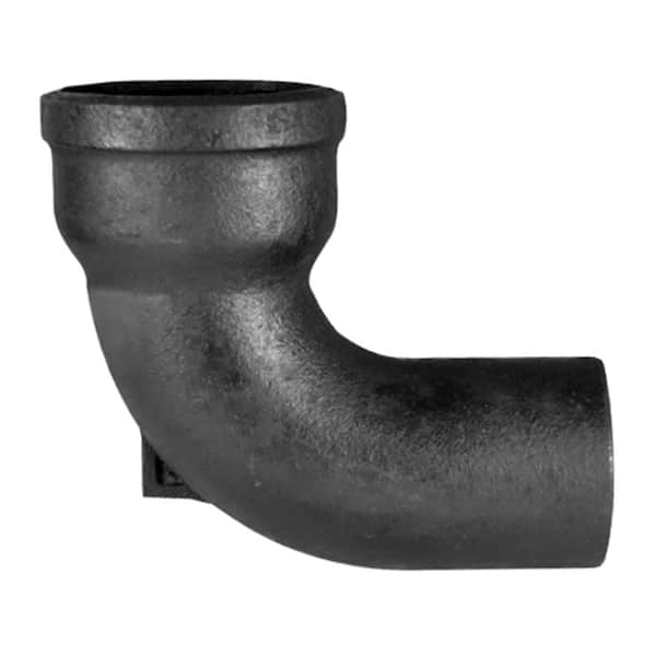 Unbranded 4 in. x 2 in. Cast Iron 1/4 Bend