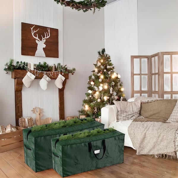 Elf Stor Christmas Tree Storage Bags for Trees Up to 9 ft. Tall (2