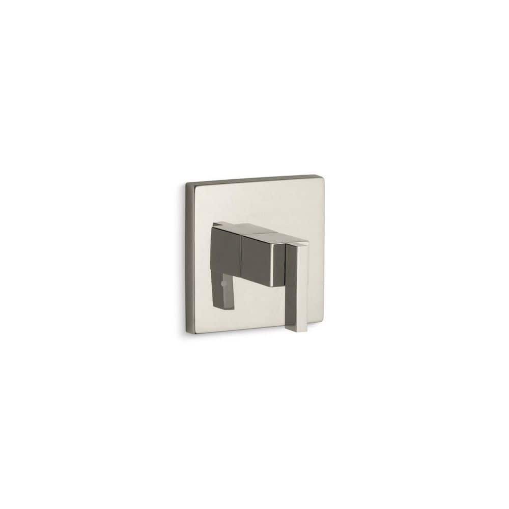 Loure 1-Handle Wall Mount Valve Handle Trim Kit in Vibrant Polished Nickel (Valve Not Included) price history on PriceWatchPro