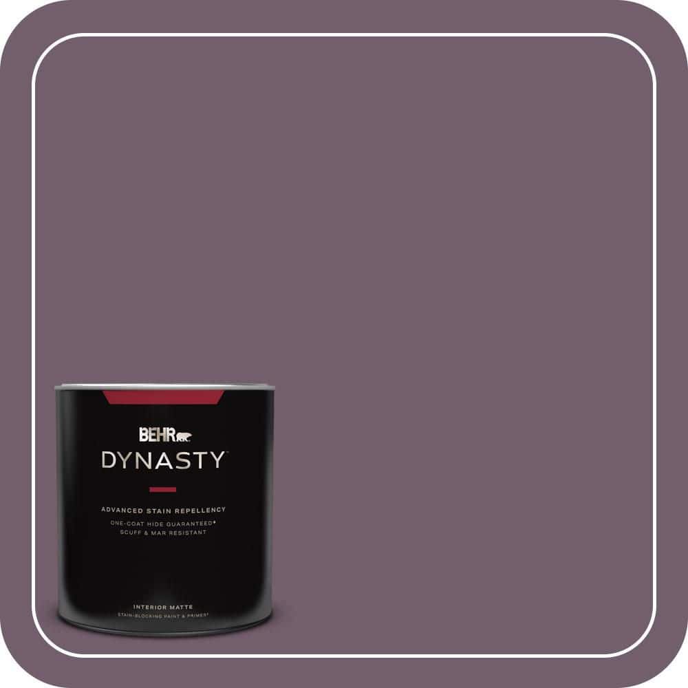 1 qt. #MQ1-38 Smoked Mulberry One-Coat Hide Matte Interior Stain-Blocking Paint and Primer price history on PriceWatchPro