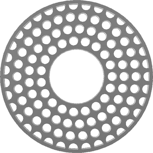 Ekena Millwork 3/4 in. x 24 in. x 24 in. Fink Architectural Grade PVC Pierced Ceiling Medallion