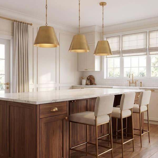 Savoy House Alden 18.25 in. W x 12.5 in. H 1-Light in Warm Brass
