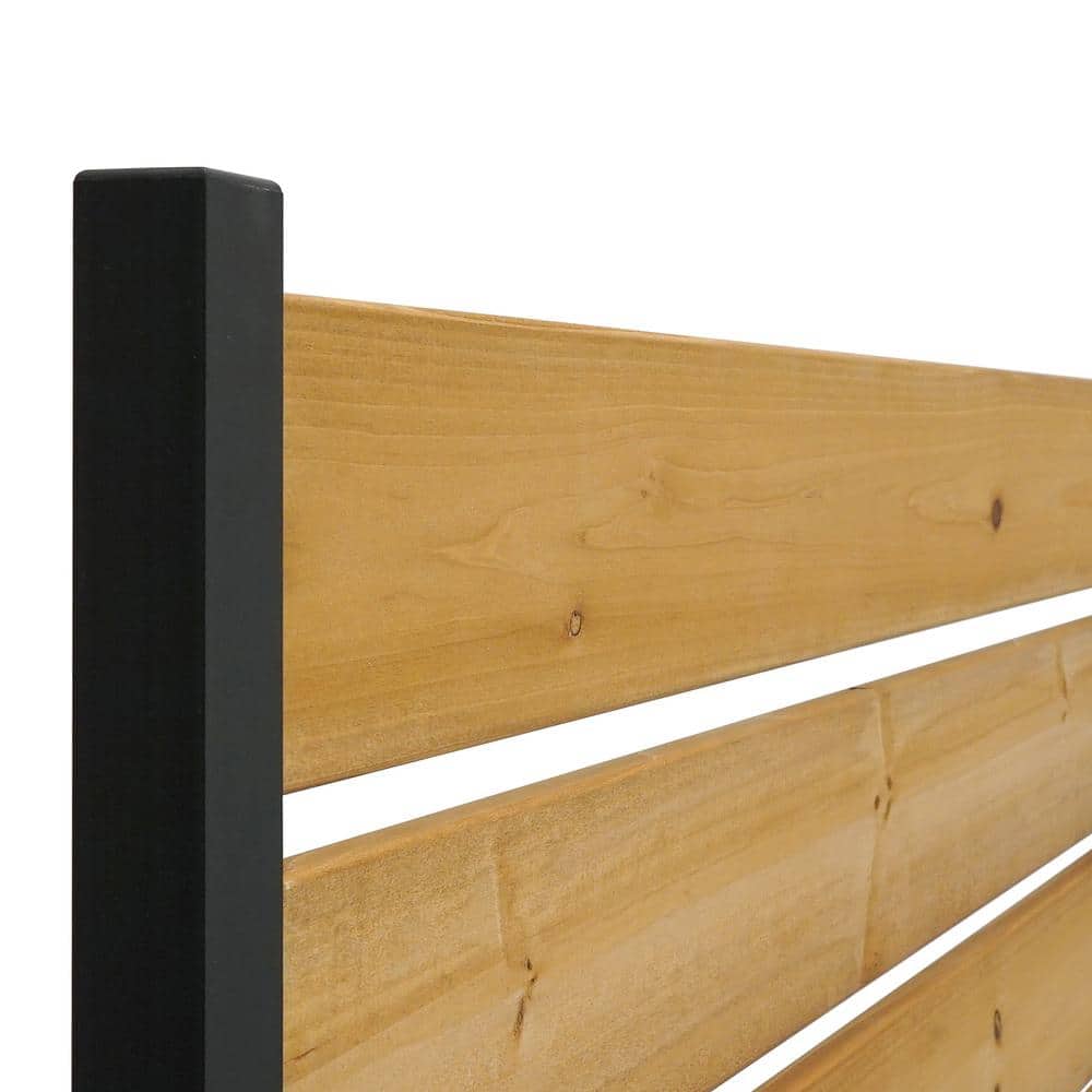 Concord 5ft x 3.2ft Cedar Wood Privacy Screen with Aluminum Posts