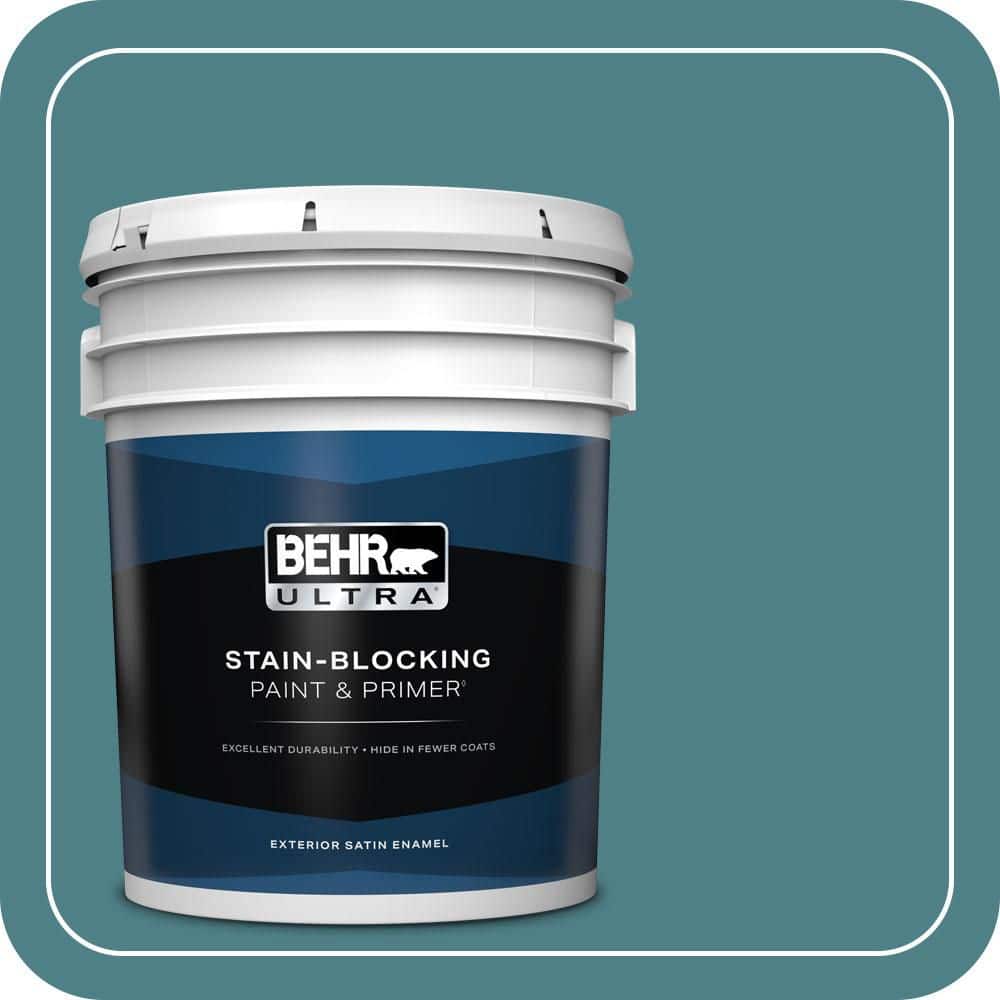 5 gal. #ICC-75 Tapestry Teal Satin Enamel Exterior Paint & Primer price history on PriceWatchPro