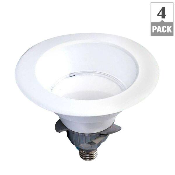 EcoSmart 65W Equivalent Daylight 6 in. Dimmable LED Downlight (4-Pack)