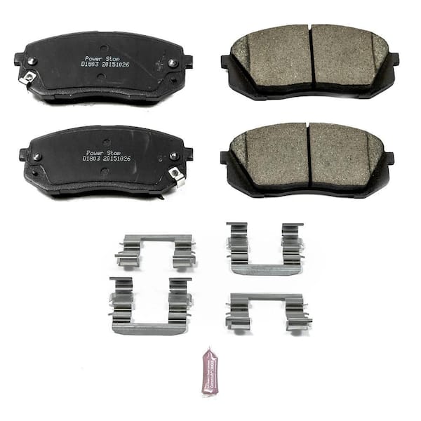 Power Stop Disc Brake Pad Set 2015-2016 Hyundai Sonata 2.4l 2.0l 1.6l
