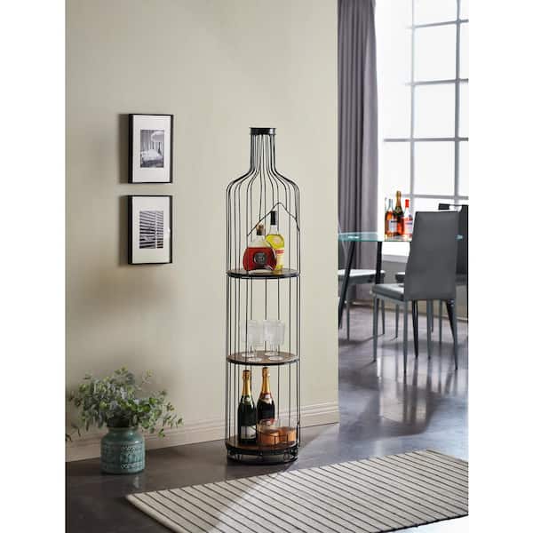 Signature Home SignatureHome Withe Finish Metal Material 5-Tier Baker's  Rack Shelves Finish Top Marble Dimensions: 19W x 13L x 43H SDBK1750 -  The Home Depot