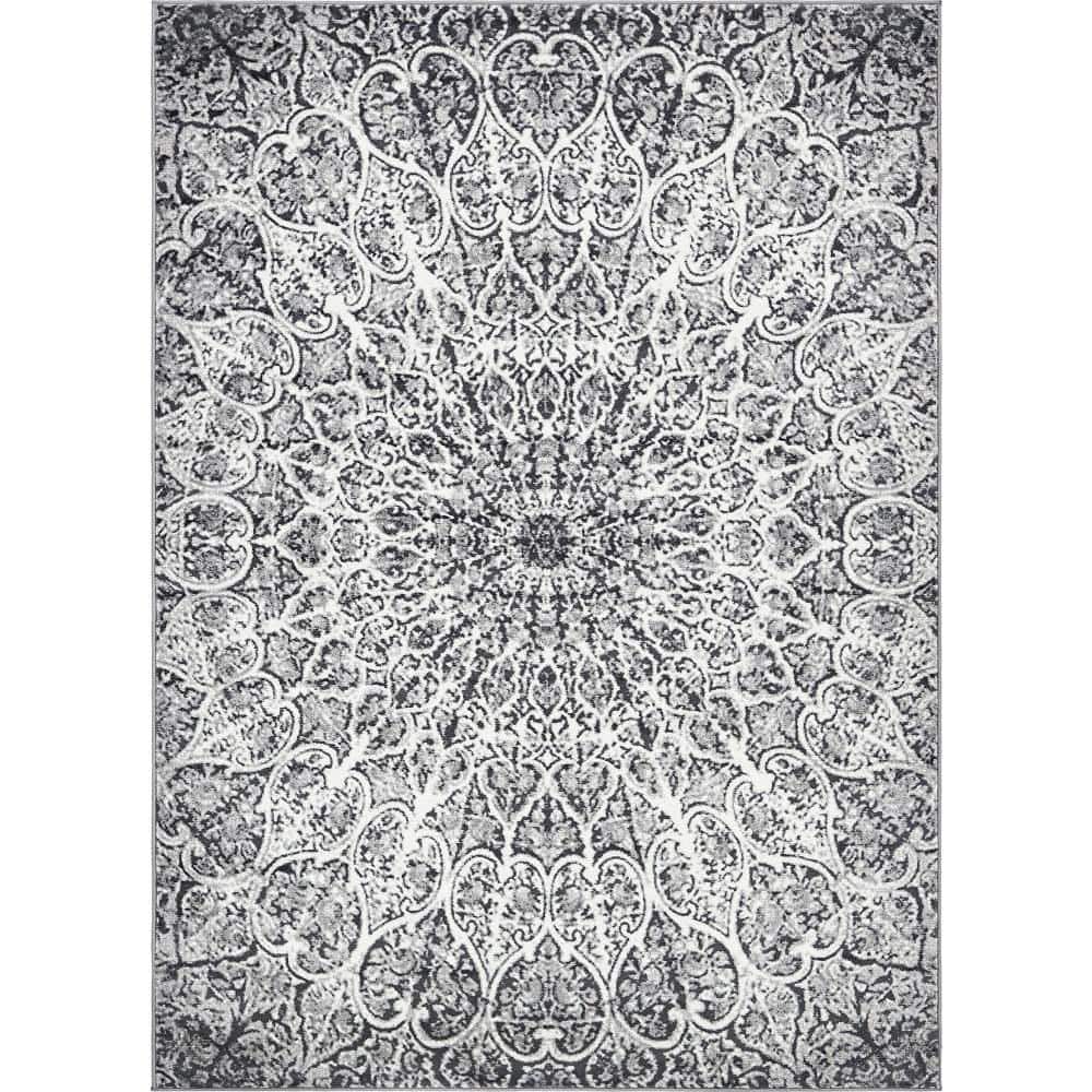 Sofia Grace Dark Gray 7' 0 x 10' 0 Area Rug price history on PriceWatchPro