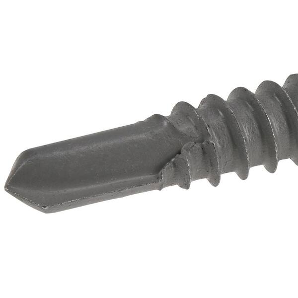 Lexar Industrial #8 X 1-1/2 Self-Piercing Hex Washer Screws – Neoprene Sealing, Zinc, 350pk