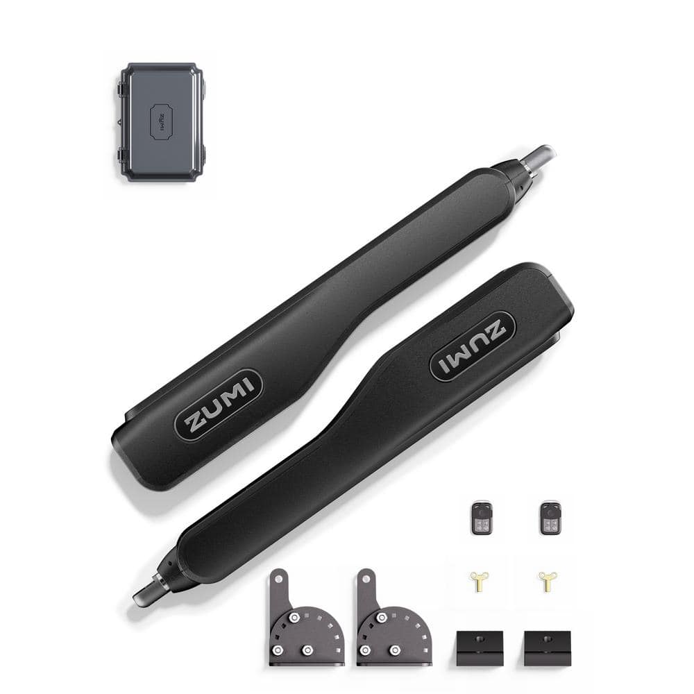 ZUMI Automatic Dual Swing Gate Opener with 1100 lb. Capacity App