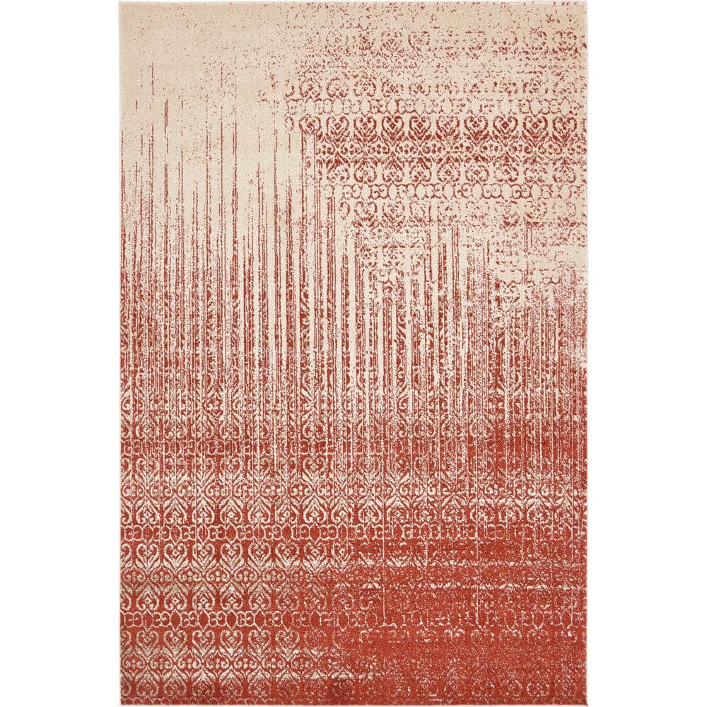 Del Mar Jennifer Red 6' 0 x 9' 0 Area Rug price history on PriceWatchPro