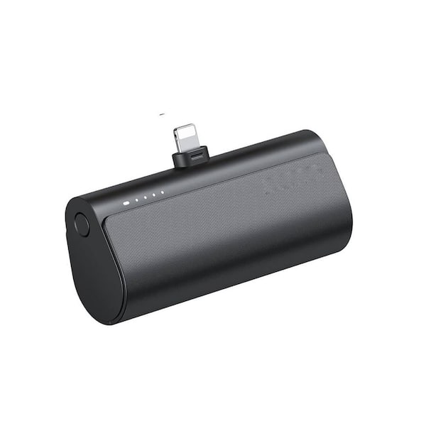 Yichuhaoxi Small Portable Charger 5000mAh, Ultra-Compact 20W PD Fast Charging Power Bank Mini Battery in Black