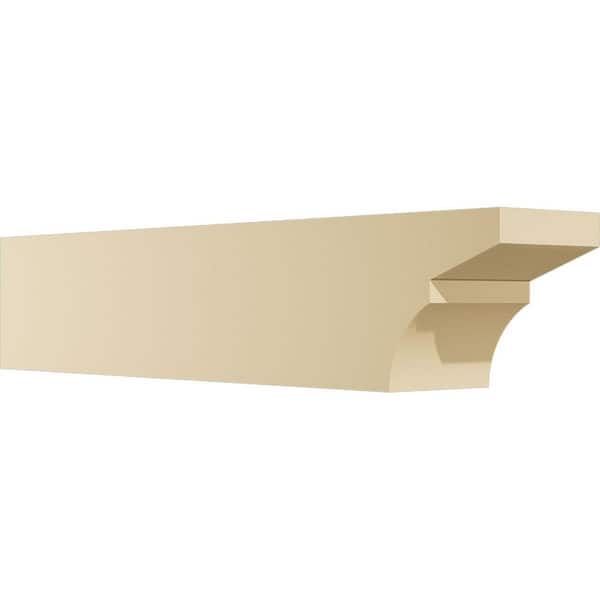 Ekena Millwork Standard Monterey 5 in. W x 6 in. H x 30 in. D Signature Urethane Rafter Tail Outlooker