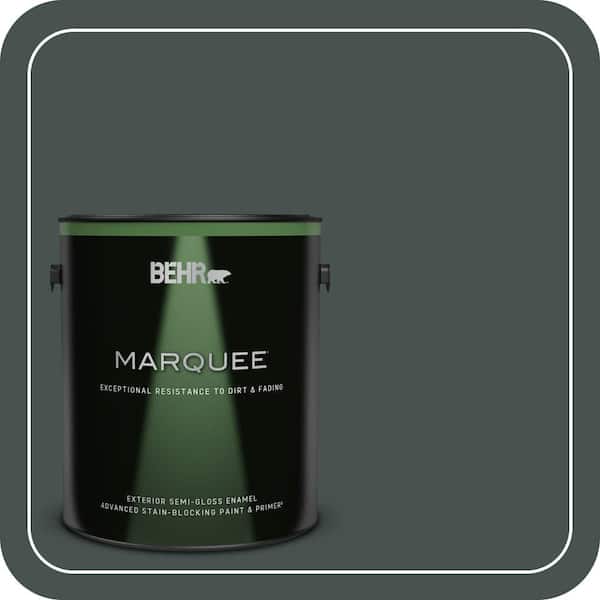 BEHR MARQUEE 1 gal. Home Decorators Collection #HDC-WR16-05 Evergreen Field Semi-Gloss Enamel Exterior Paint & Primer