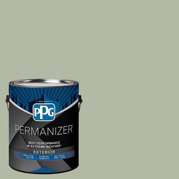 1 gal. PPG1124-4 Light Sage Semi-Gloss Exterior Paint