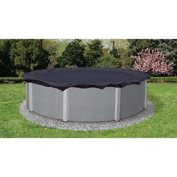 Blue Wave Round Above Ground Gold Pool Winter Cover, 18-ft