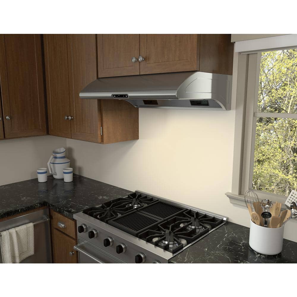 Typhoon 30" Stainless Steel Under Cabinet Range Hood with LED Lighting