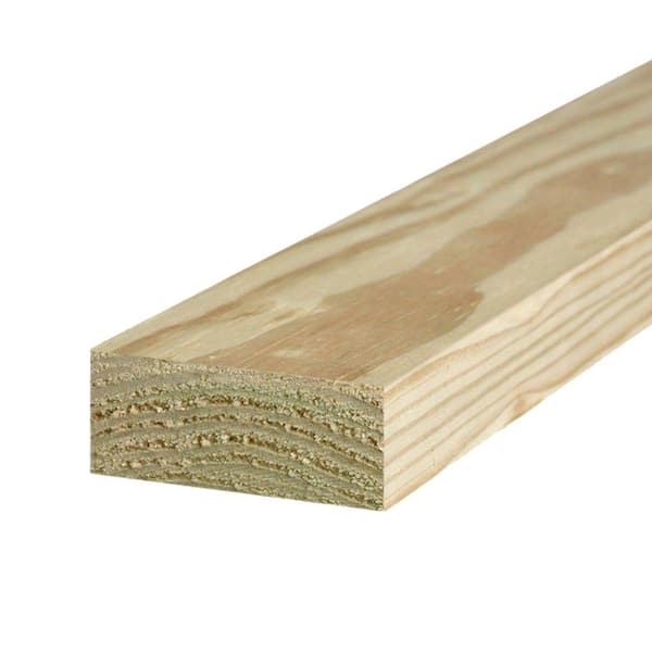 Unbranded 2 in. x 4 in. x 8 ft. #1 Prime Ground Contact Pressure-Treated Lumber