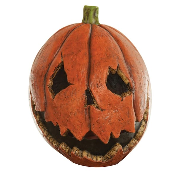 Adults Last Night Pumpkin Latex Mask - Adult Halloween Costume