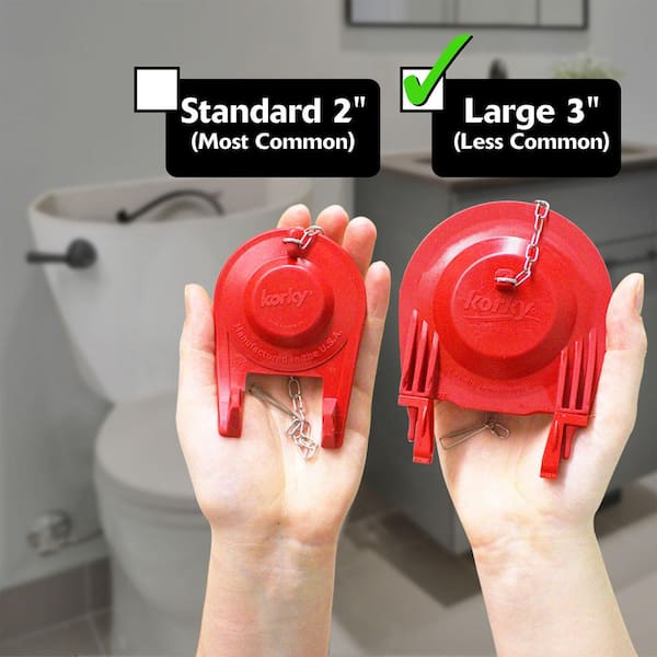 Korky 3 in. Premium Universal Toilet Tank Flapper 3060CM - The