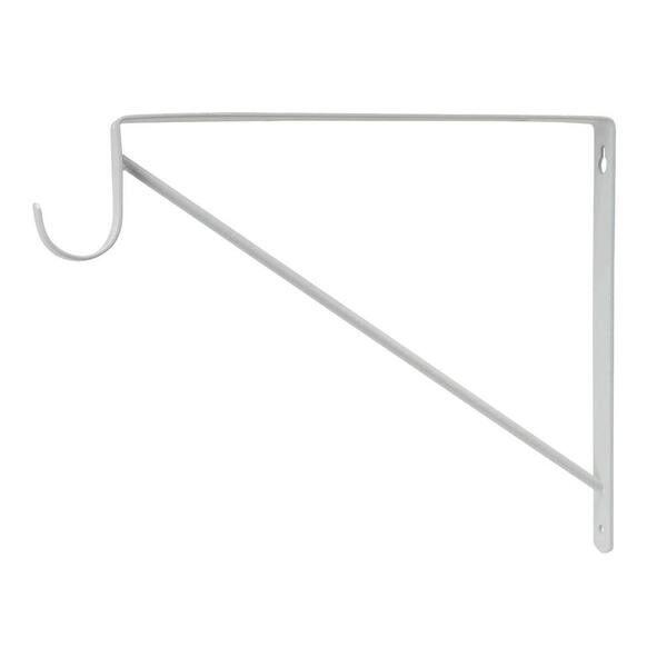 Everbilt White Heavy Duty Shelf and Rod Support