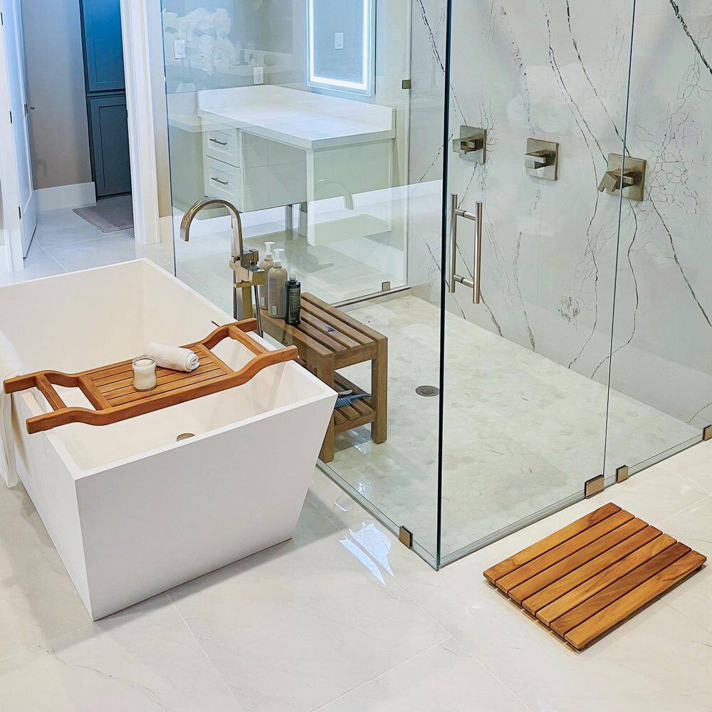 ARB Teak 20" x 14" Shower Mat Tile