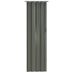 Spectrum 36 in. x 96 in. Elite Vinyl Satin Silver Accordion Door