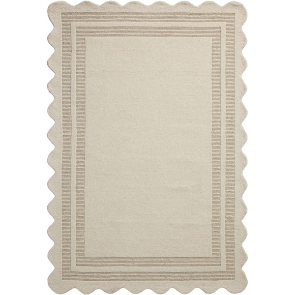 Chris Love Julia Scottie Ivory / Grey 9ft. 3 in. x 13 ft. Transitional Area Rug