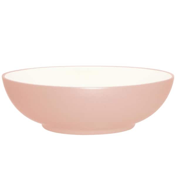 Noritake Colorwave Pink 9.5 in., 64 fl. oz. (Pink) Stoneware Round Vegetable Bowl
