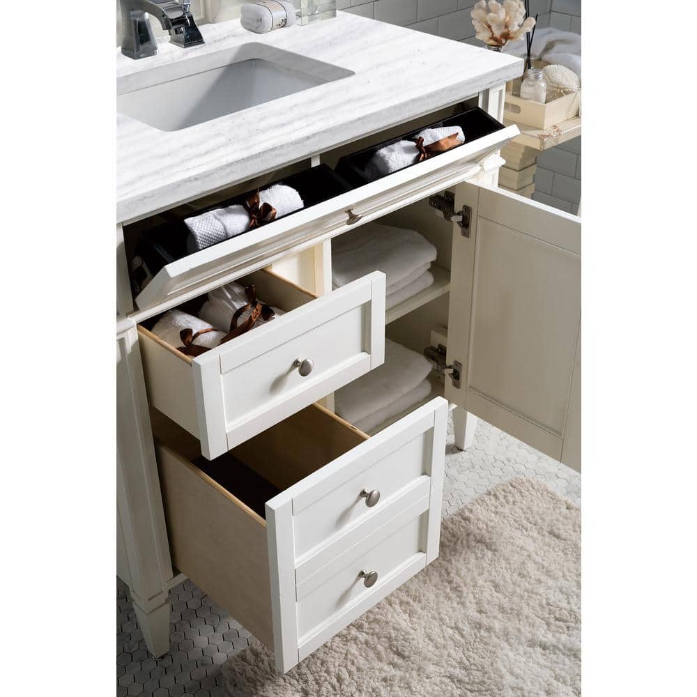 Bright White 36" Single Freestanding Bathroom Vanity