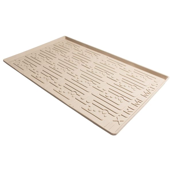 Xtreme Mats Bathroom 19-in x 37-in Beige Cabinet Mat Fits Cabinet Size  37-in x 19-in in the Shelf Liners department at