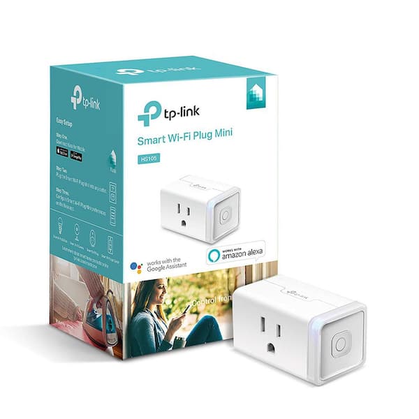 TP-Link Kasa Wi-Fi Smart Plug Slim Edition 2-Pack White - Costless