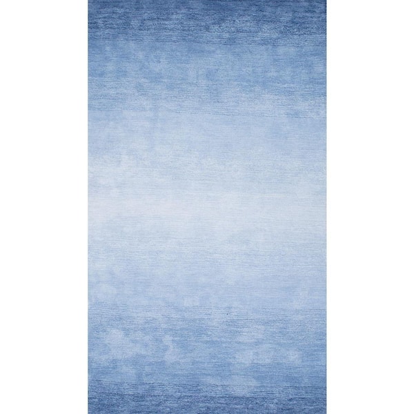 nuLOOM Bernatta Contemporary Ombre Blue 4 ft. x 6 ft. Area Rug