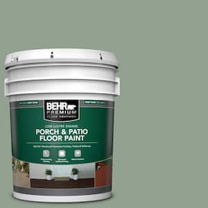 5 gal. #N400-4 Forest Path Low-Lustre Enamel Interior/Exterior Porch and Patio Floor Paint