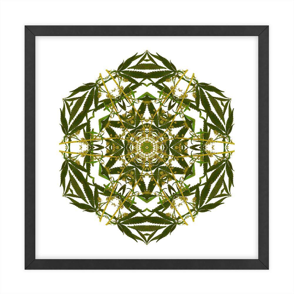 Nature Kaleidoscopes Framed Animal Art Print 18 in. x 18 in.