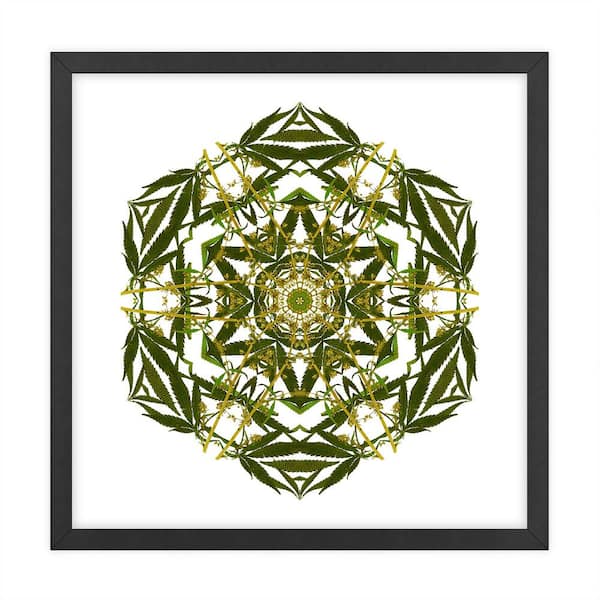 Unbranded Nature Kaleidoscopes Framed Animal Art Print 18 in. x 18 in.