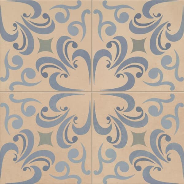 Senora Natural Flair 18 in. x 18 in. Matte Porcelain Floor and Wall Tile (10.995 sq. ft./Case)
