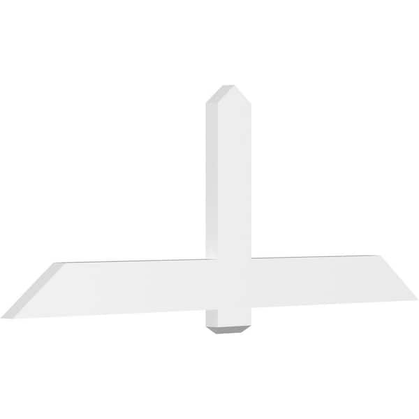 Ekena Millwork Eugene 72 in. W x 27 in. H x 2 in. D Signature Polyurethane Bracket