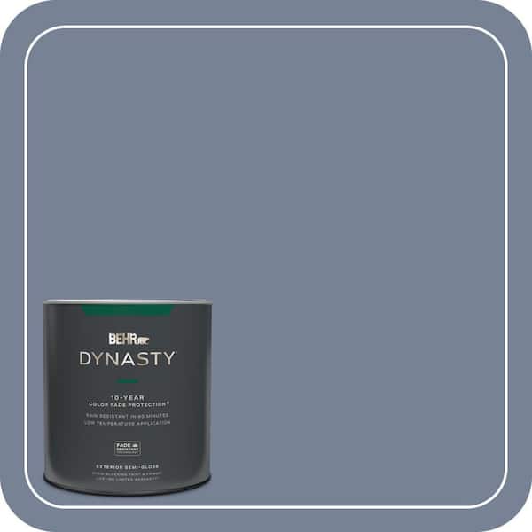 BEHR DYNASTY 1 qt. #PPU15-07 Tranquil Pond Semi-Gloss Exterior Stain-Blocking Paint & Primer